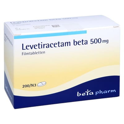 Levetiracetam beta 500 mg