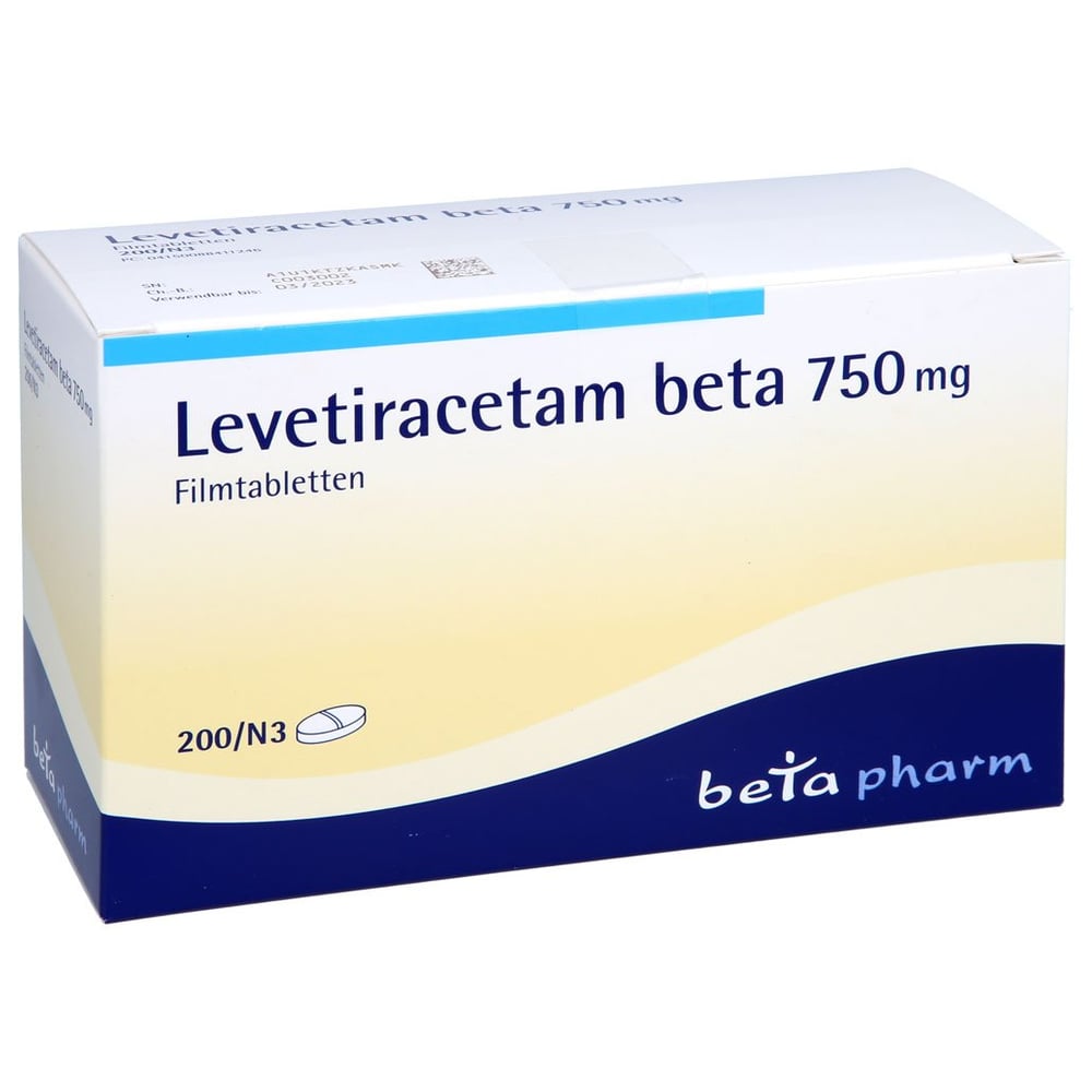 Levetiracetam beta 750 mg
