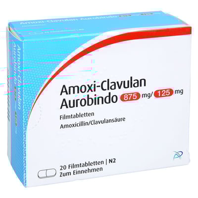 Amoxi-Clavulan Aurobindo 875 mg/125 mg