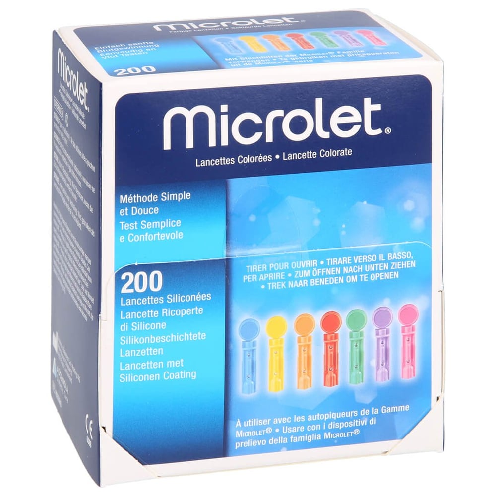 Lanzetten Microlet farbig