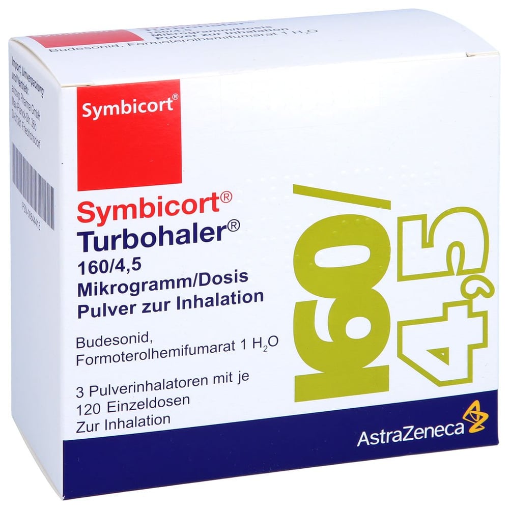 Symbicort Turbohaler 160/4,5 Mikrogramm/Dosis