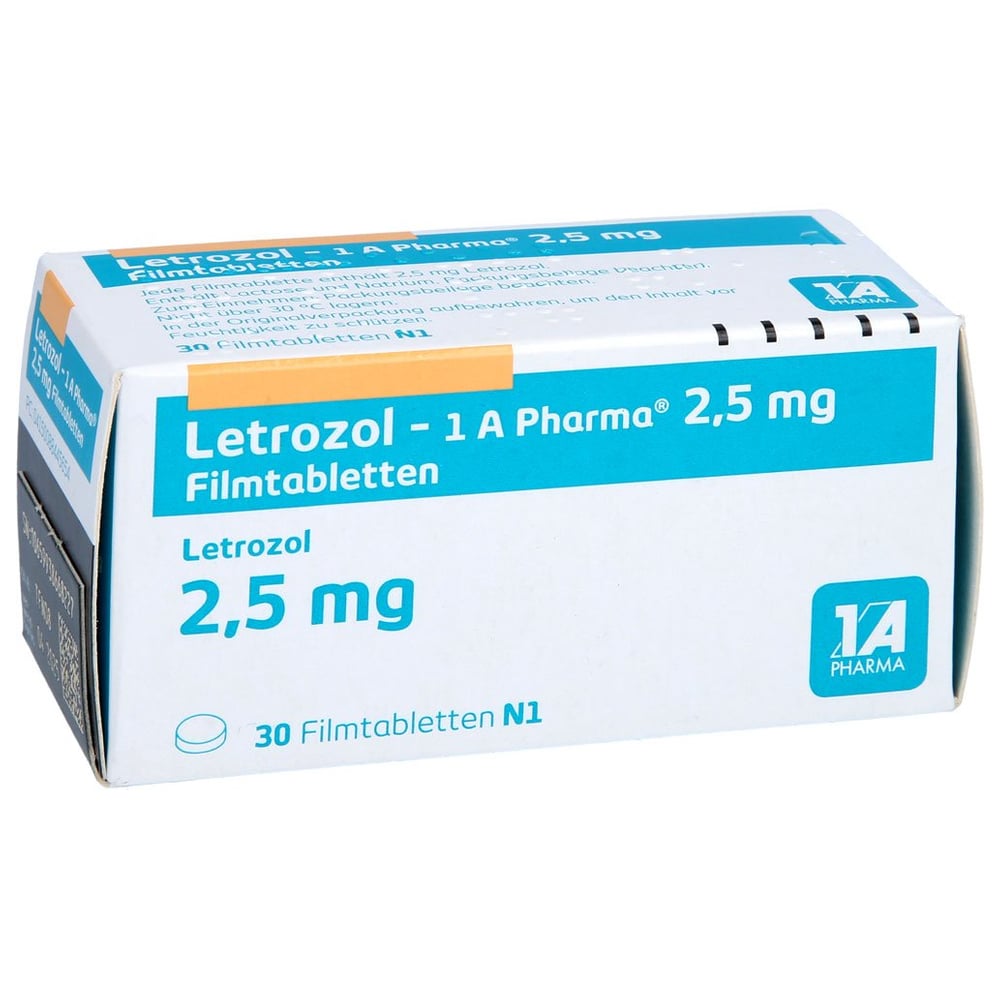 Letrozol - 1 A Pharma 2.5mg Filmtabletten