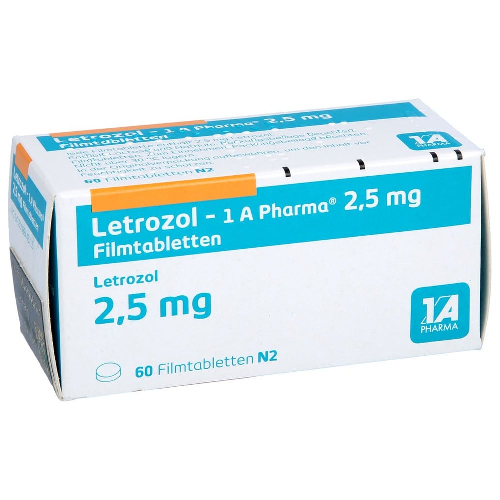 Letrozol - 1 A Pharma 2.5mg Filmtabletten