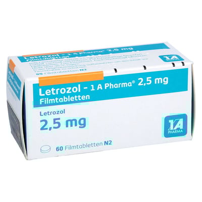 Letrozol - 1 A Pharma 2.5mg Filmtabletten