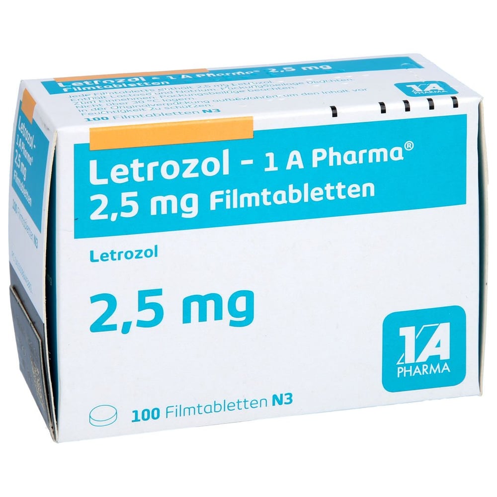 Letrozol - 1 A Pharma 2.5mg Filmtabletten