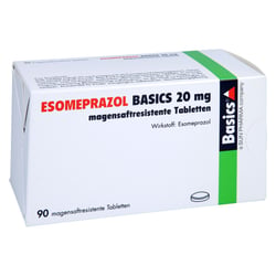 Esomeprazol Basics 20 mg magensaftr. Tabletten