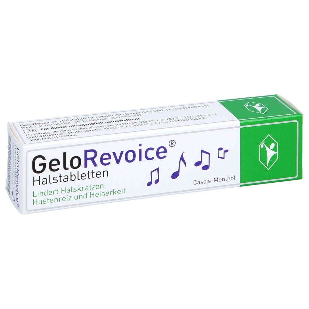 GeloRevoice Halstabletten Cassis-Menthol