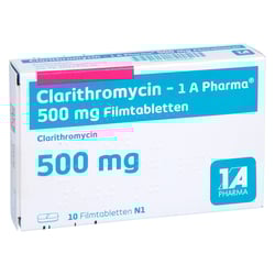 Clarithromycin - 1 A Pharma 500mg Filmtabletten