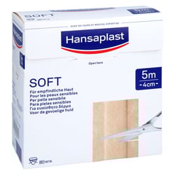 Hansaplast Soft 5mx4cm Rolle