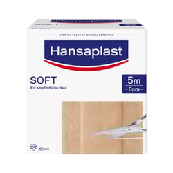 Hansaplast Soft Pflaster 8 cmx5 m Rolle