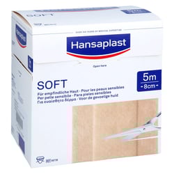 Hansaplast Soft Pflaster 8 cmx5 m Rolle