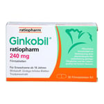 Ginkobil ratiopharm 240 mg mit Ginkgo biloba