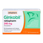 Ginkobil ratiopharm 240 mg mit Ginkgo biloba