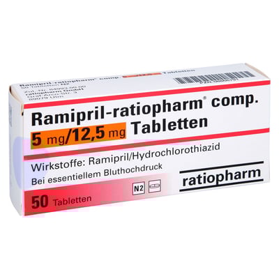 Ramipril-ratiopharm comp. 5 mg/12,5 mg