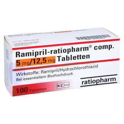 Ramipril-ratiopharm comp. 5 mg/12,5 mg