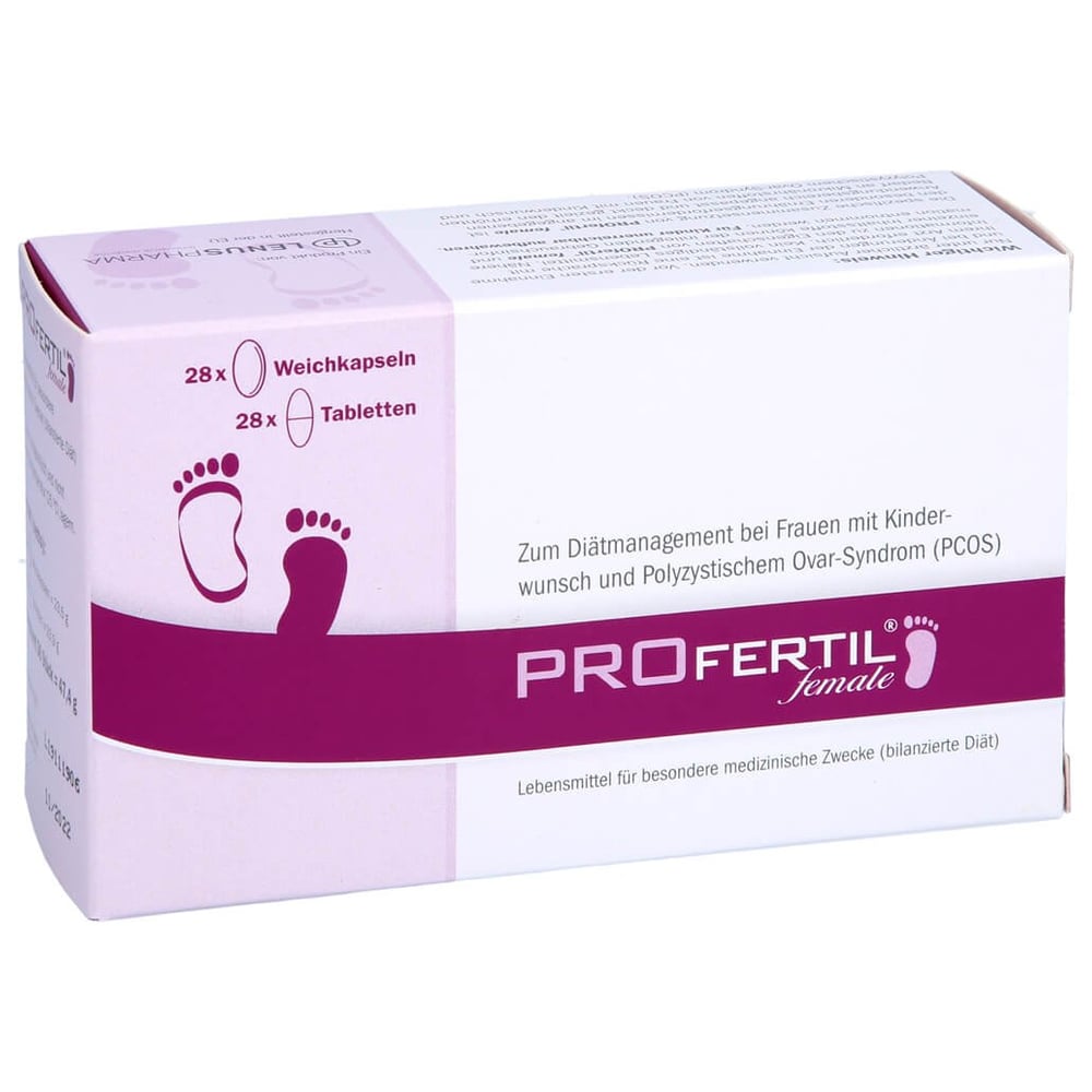 Profertil female Tbl./Kps.Kombipckg.1 Monat