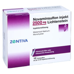 Novaminsulfon injekt 2500 mg Lichtenstein