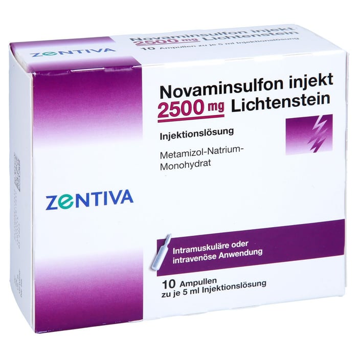 Novaminsulfon injekt 2500mg Lichtenstein