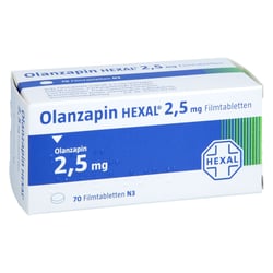 Olanzapin HEXAL 2,5 mg
