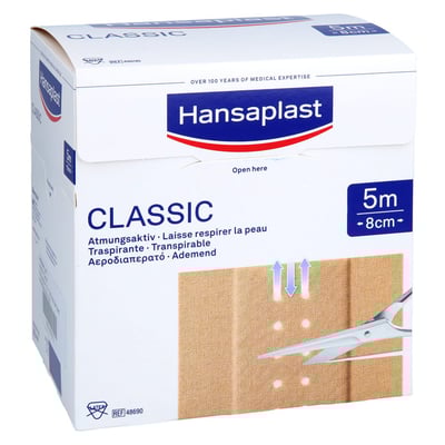 Hansaplast Classic Pflaster 8 cmx5 m 1001 Artikel Medical