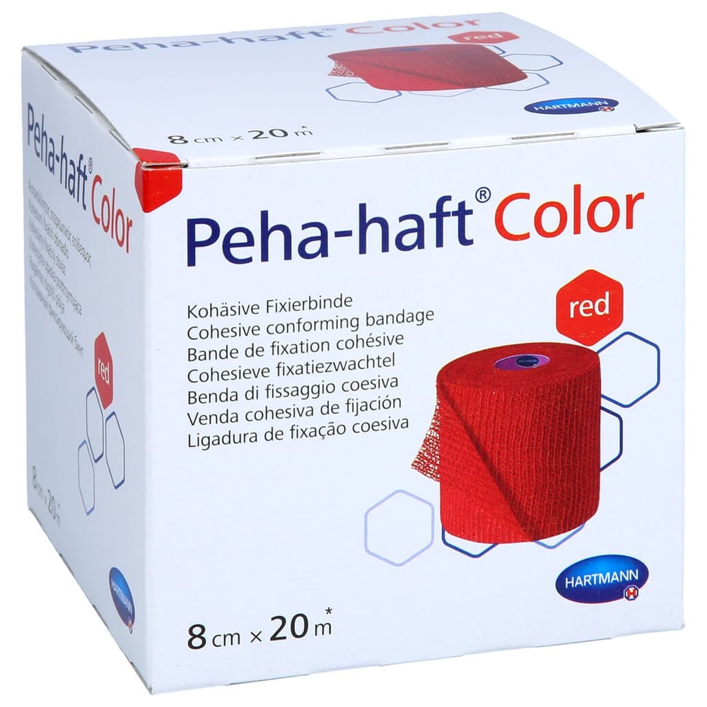 PEHA-HAFT Color Fixierb.latexfrei 8 cmx20 m rot