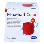 Peha-haft Color Fixierbinde latexfrei 8 cmx20 m rot