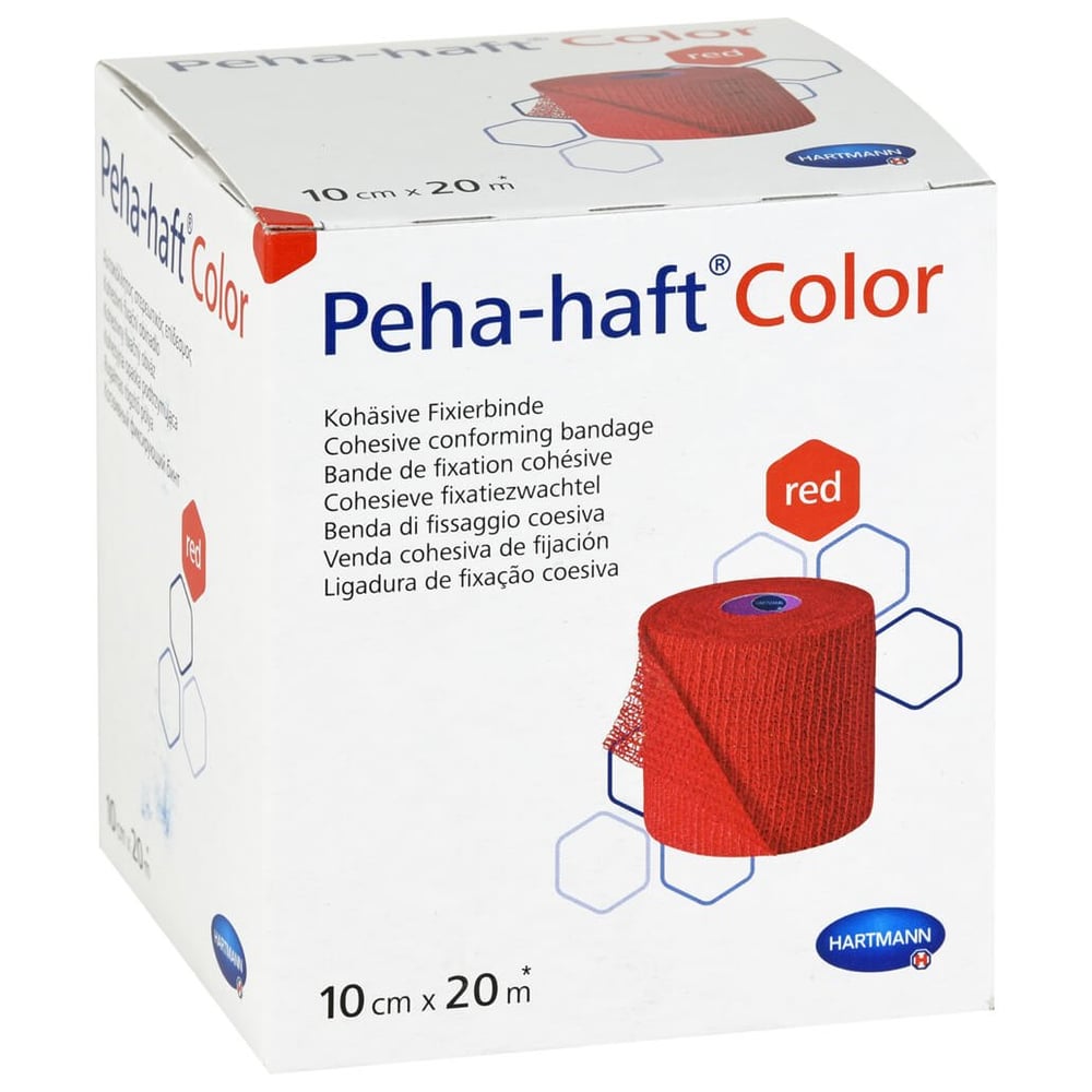PEHA-HAFT Color Fixierb.latexfrei 10 cmx20 m rot