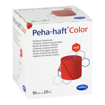 Peha-haft Color Fixierbinde latexfrei 10 cmx20 m rot