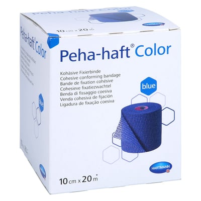 Peha-haft Color Fixierbinde latexfrei 10 cmx20 m blau Paul Hartmann