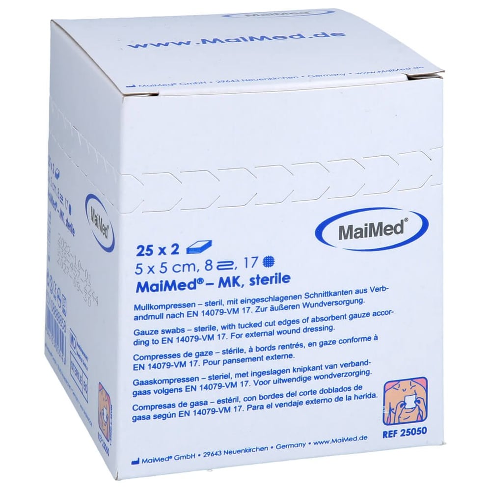 Mullkompressen 5x5 8-fach steril