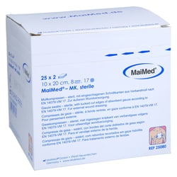 Mullkompressen 10x20 8-fach steril