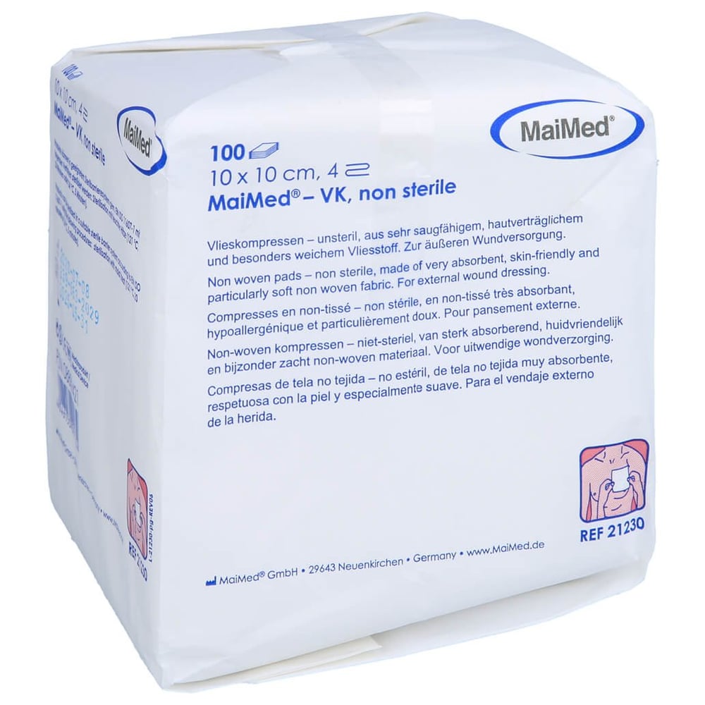 Vlieskompressen 10x10 unsteril