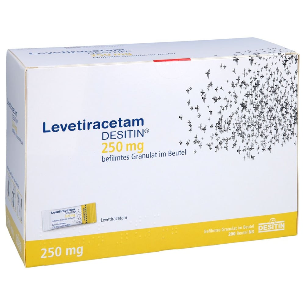 Levetiracetam Desitin 250 mg befilmtes Granulat im Beutel