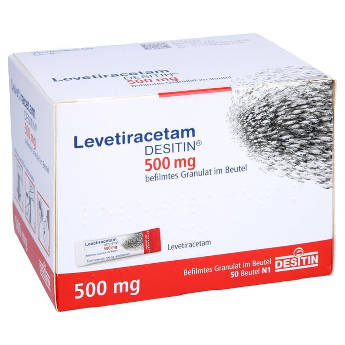 Levetiracetam Desitin 500mg befilmtes Granulat im Beutel