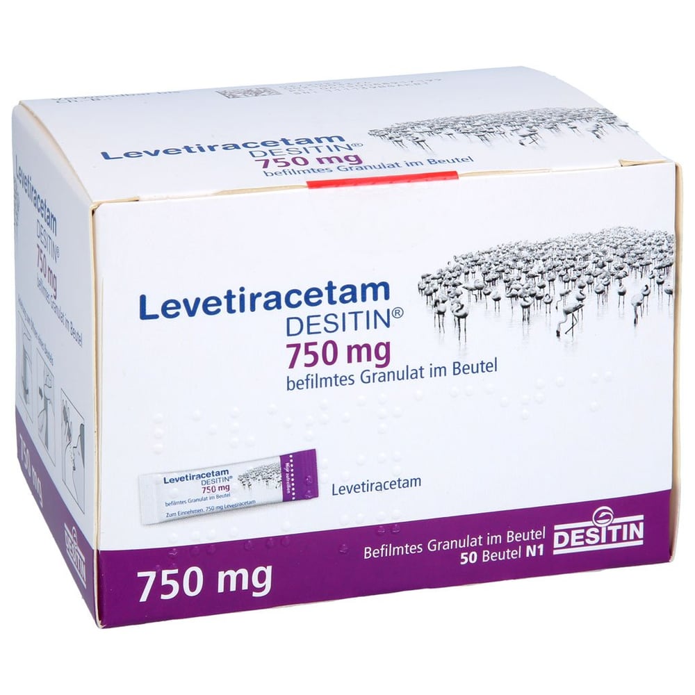 Levetiracetam Desitin 750 mg befilmtes Granulat im Beutel