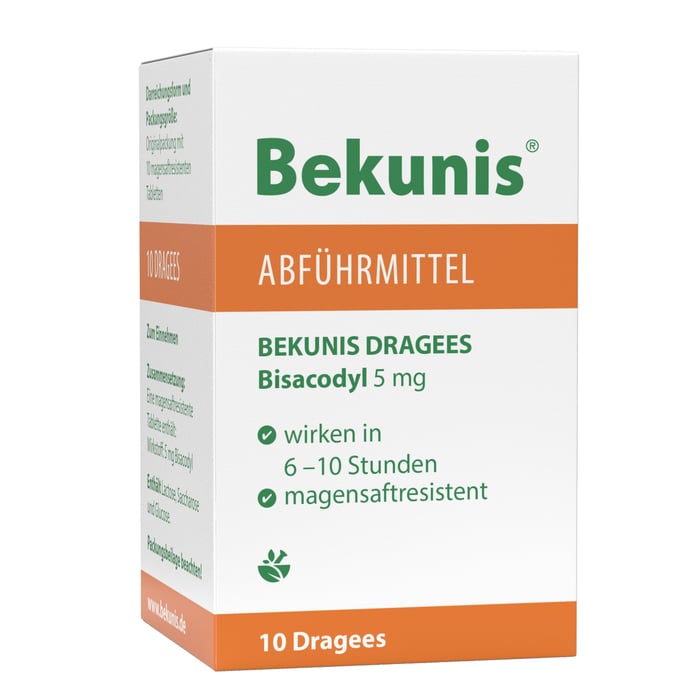 Bekunis Dragees Bisacodyl 5 mg Produktbild 1