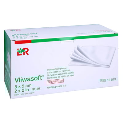 Vliwasoft Vlieskompressen steril 5x5cm