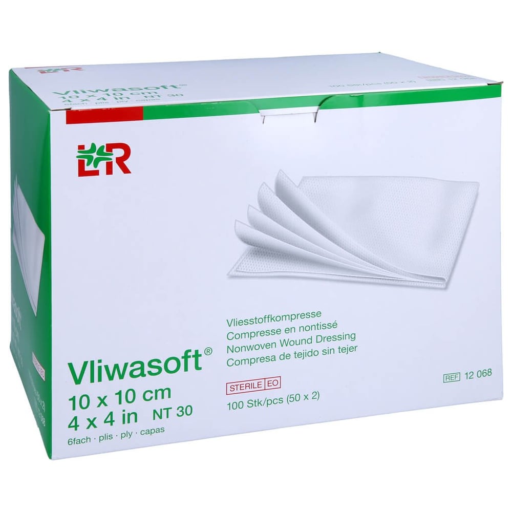 Vliwasoft Vlieskompressen steril 10x10cm