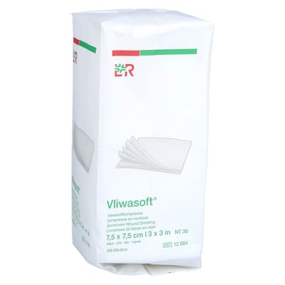 Vliwasoft Vlieskompressen unsteril 7,5x7,5 cm