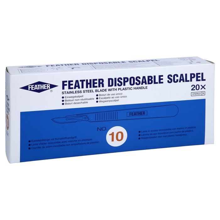 Skalpelle Einmal Fig. 10 Feather