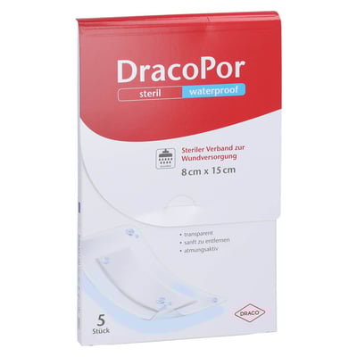 Dracopor Waterproof Wundverband steril 15cmx8cm