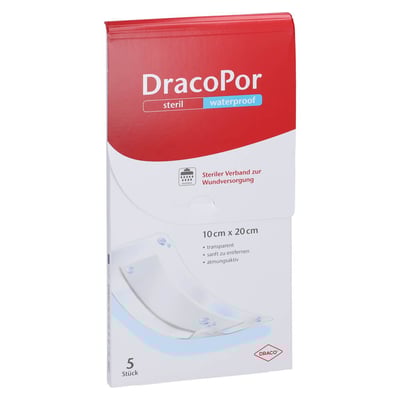 Dracopor Waterproof Wundverband steril 20cmx10cm