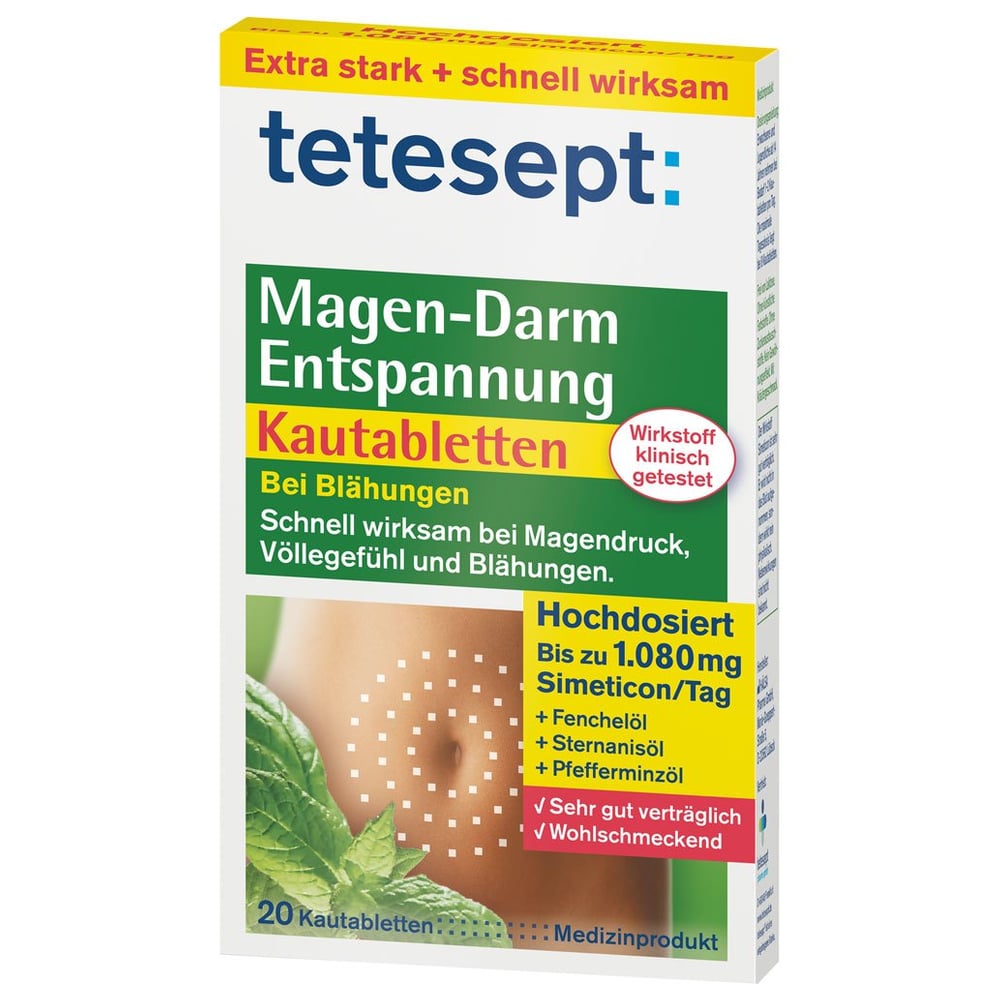 Tetesept Magen-Darm Entspannung Kautabletten