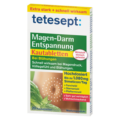 Tetesept Magen-Darm Entspannung Kautabletten