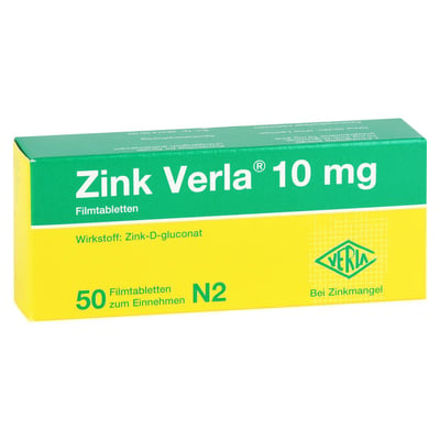 Zink Verla 10 mg