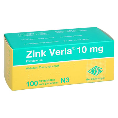 Zink Verla 10 mg Produktbild 1
