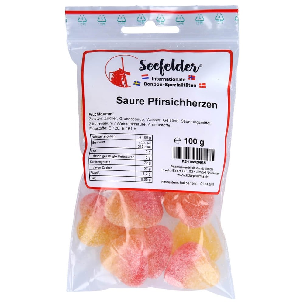 Seefelder Saure Pfirsichherzen KDA