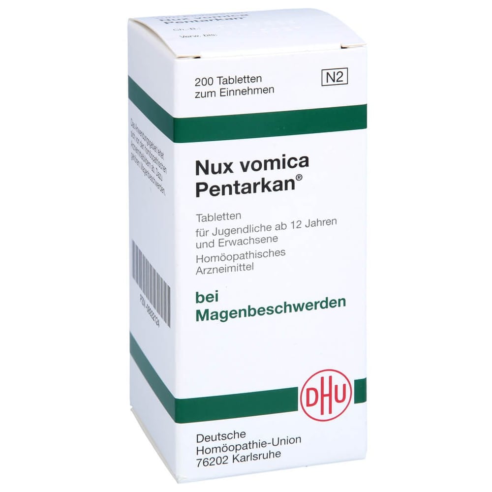 Nux Vomica Pentarkan Tabletten