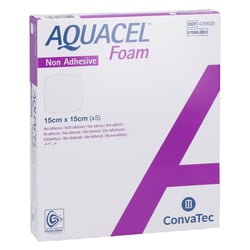 Aquacel Foam nicht adhäsiv 15x15 cm Verband