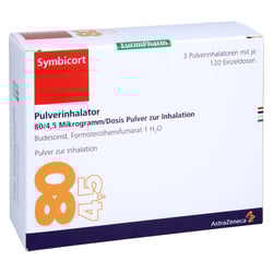 Symbicort Pulverinhalator 80/4,5 Mikrogramm/Dosis